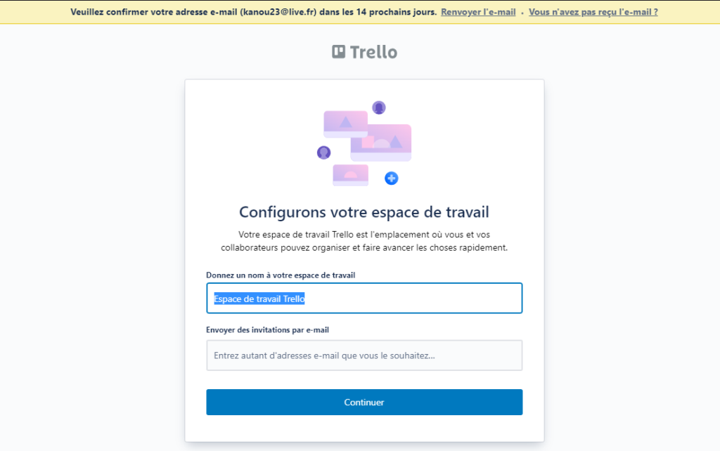 Nom espace de travail