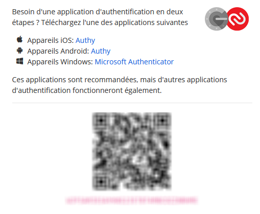 QR code 2FA Bitwarden