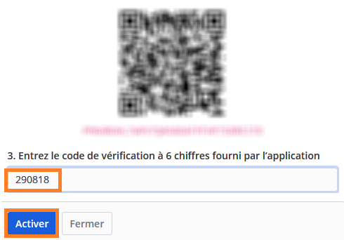 code validation 2FA