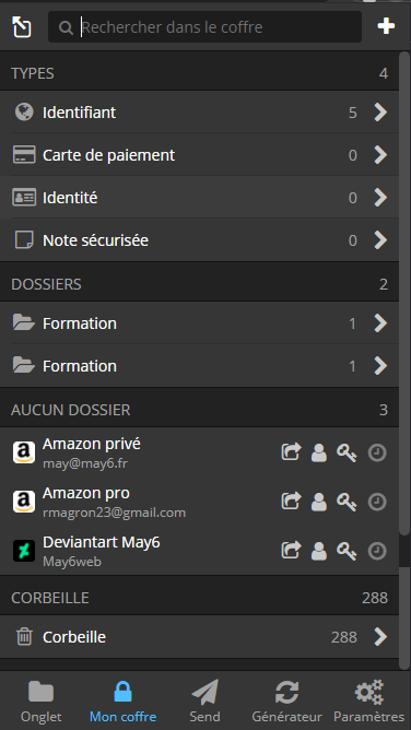 mon coffre bitwarden
