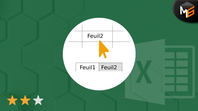 Lire la suite à propos de l’article Excel : récupérer automatiquement le nom de toutes feuilles