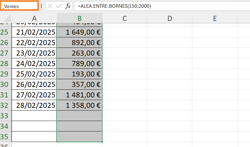 Nom Ventes