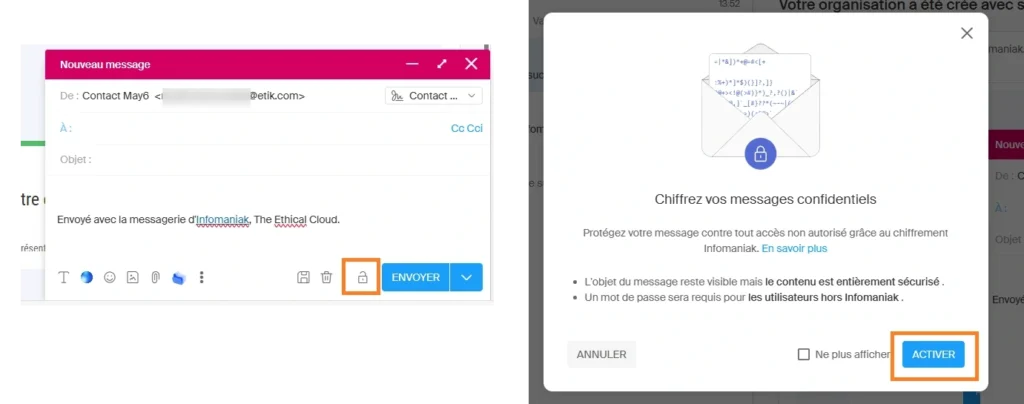 Activer le chiffrement