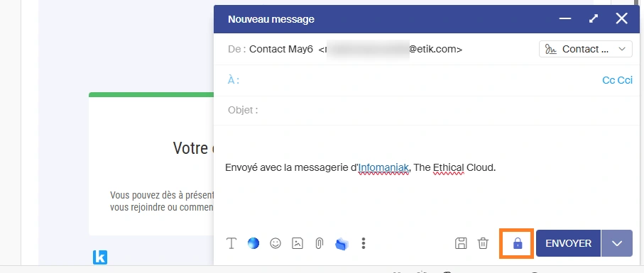 Chiffrement activé