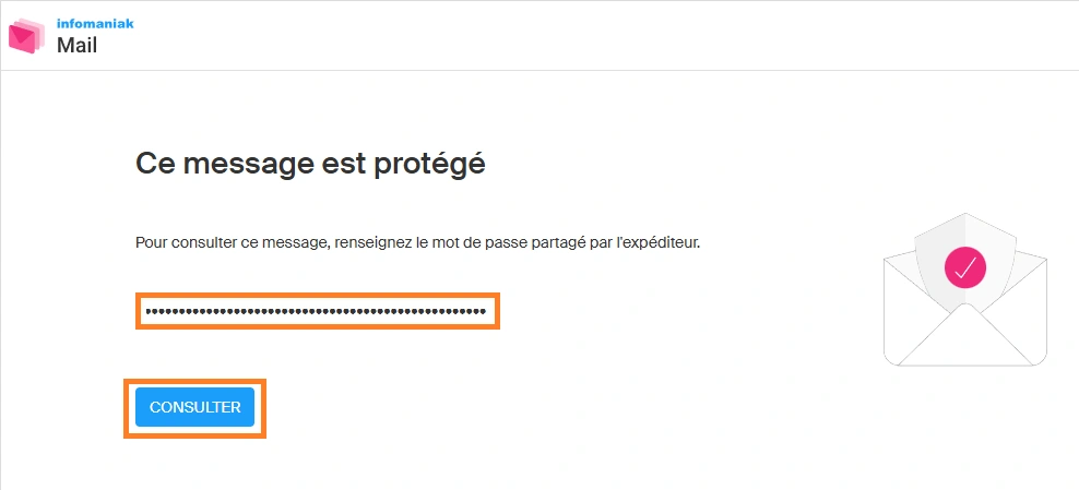 saisie du password