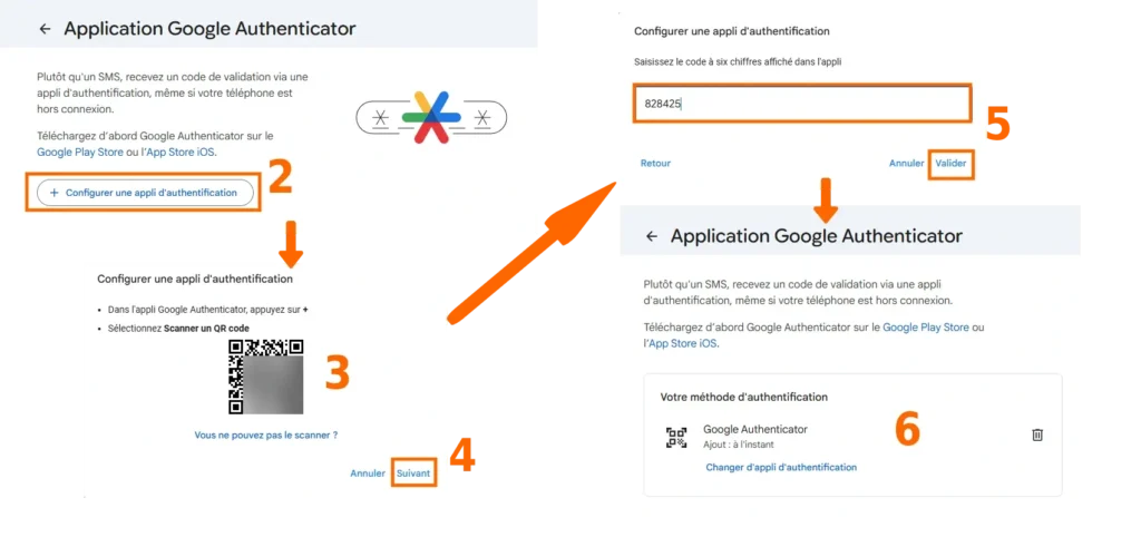 Authentification TOTP Google