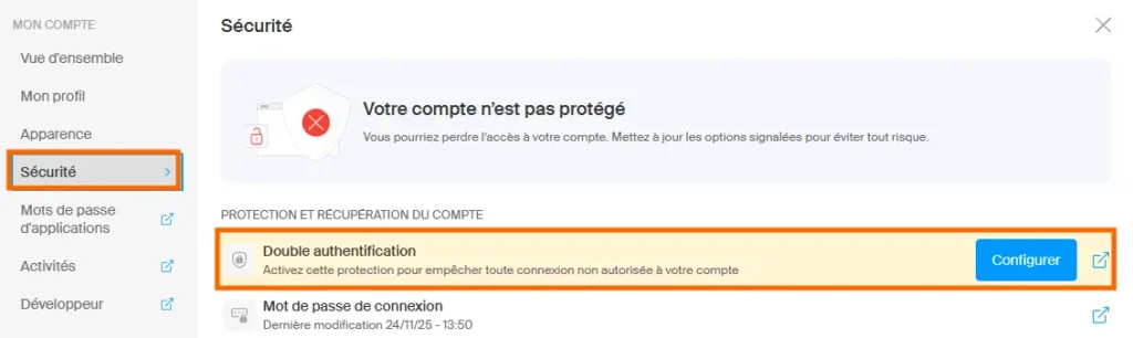 Accès 2FA Infomaniak (partie 2)