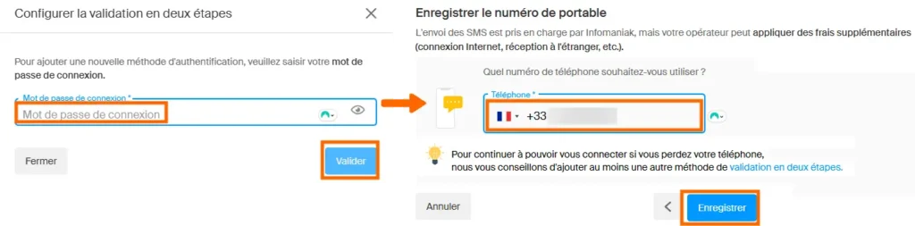 MFA par SMS chez Infomaniak (partie 1)